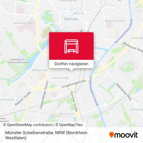 Münster Scheibenstraße Karte