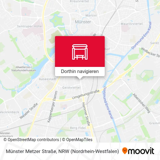Münster Metzer Straße Karte