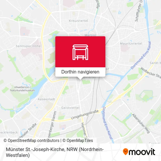 Münster St.-Joseph-Kirche Karte