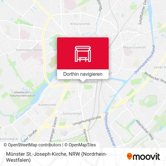 Münster St.-Joseph-Kirche Karte