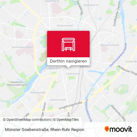 Münster Goebenstraße Karte