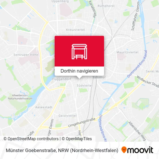 Münster Goebenstraße Karte
