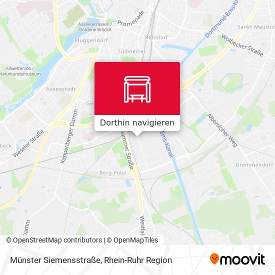 Münster Siemensstraße Karte