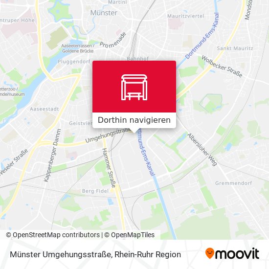 Münster Umgehungsstraße Karte