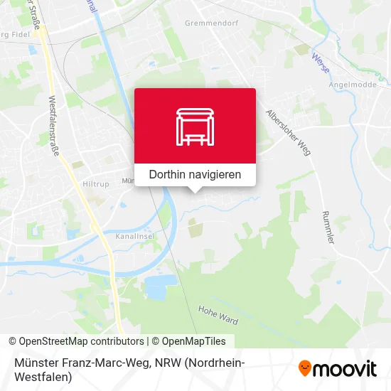 Münster Franz-Marc-Weg Karte
