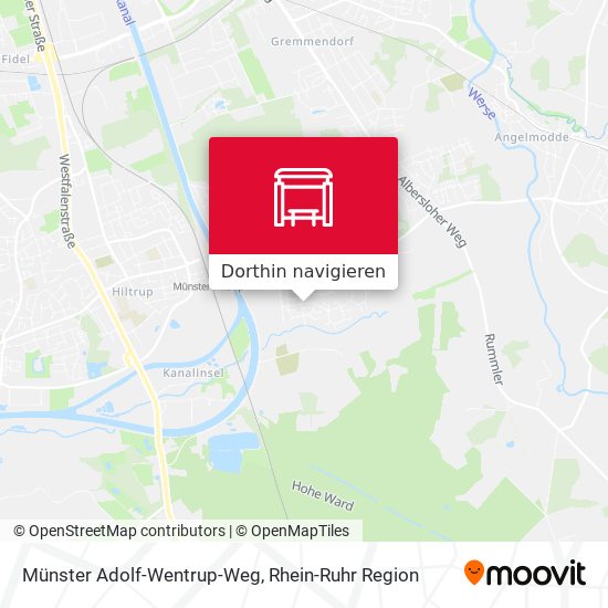 Münster Adolf-Wentrup-Weg Karte