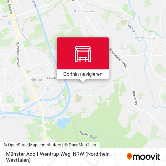 Münster Adolf-Wentrup-Weg Karte