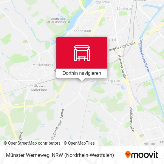Münster Werneweg Karte