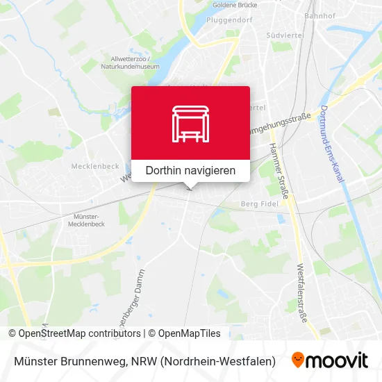 Münster Brunnenweg Karte