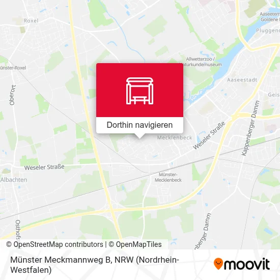Münster Meckmannweg B Karte