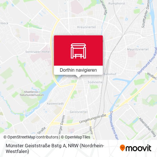 Münster Geiststraße Bstg A Karte