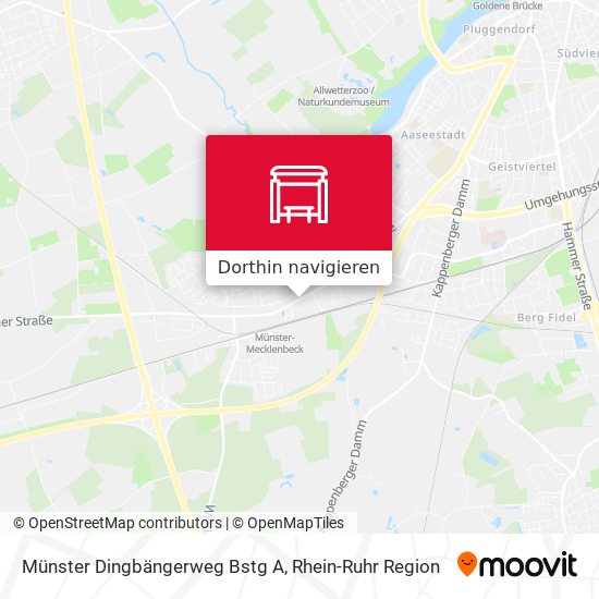 Münster Dingbängerweg Bstg A Karte