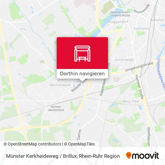 Münster Kerkheideweg / Brillux Karte