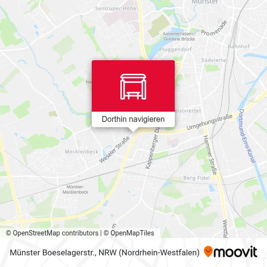 Münster Boeselagerstr. Karte