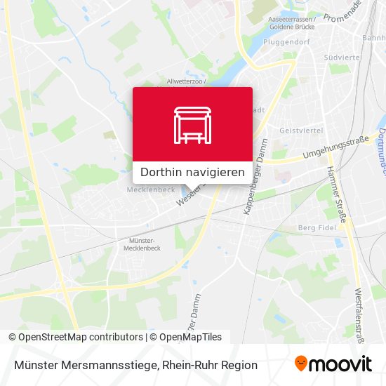 Münster Mersmannsstiege Karte