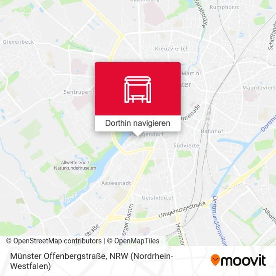 Münster Offenbergstraße Karte