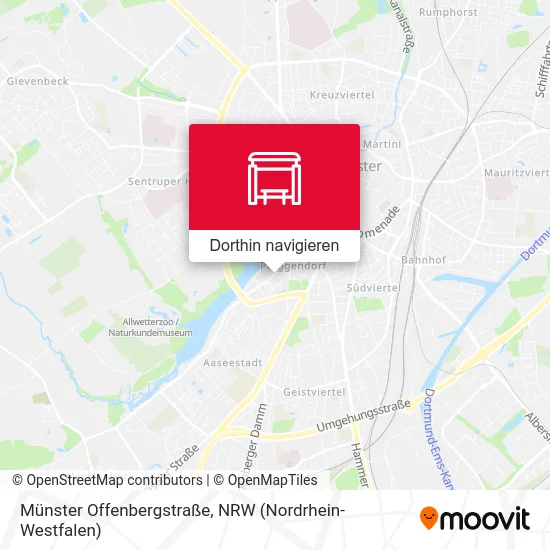 Münster Offenbergstraße Karte