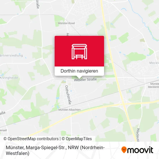 Münster, Marga-Spiegel-Str. Karte