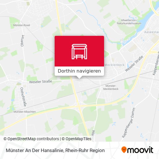 Münster An Der Hansalinie Karte