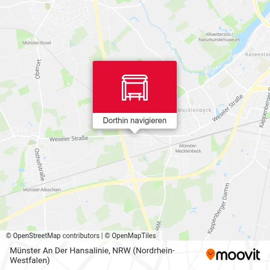 Münster An Der Hansalinie Karte