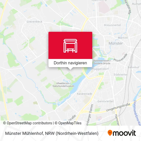 Münster Mühlenhof Karte