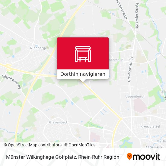 Münster Wilkinghege Golfplatz Karte
