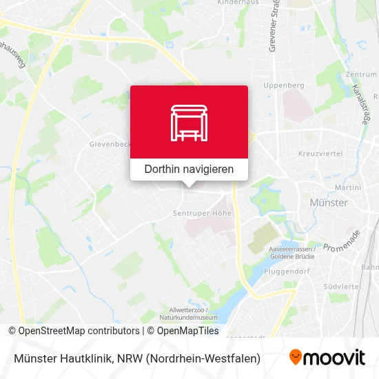 Münster Hautklinik Karte
