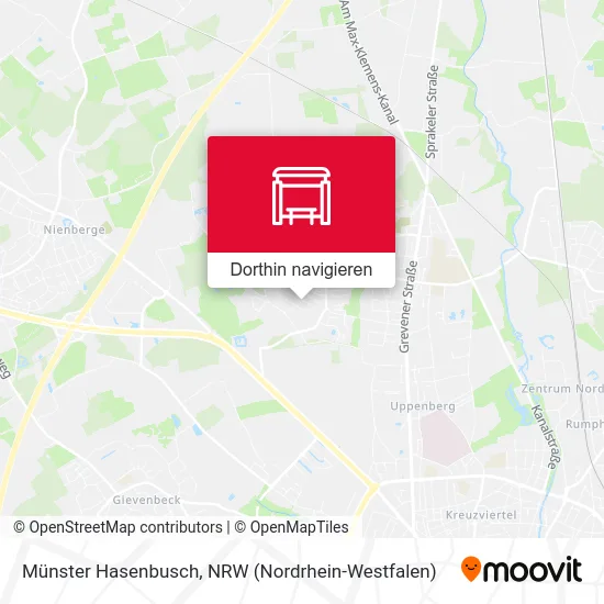 Münster Hasenbusch Karte