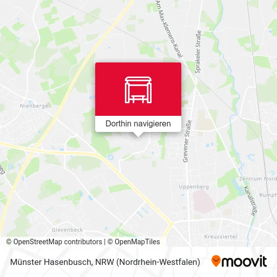 Münster Hasenbusch Karte