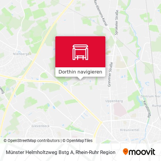 Münster Helmholtzweg Bstg A Karte