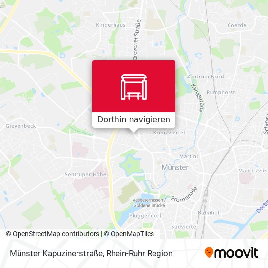 Münster Kapuzinerstraße Karte