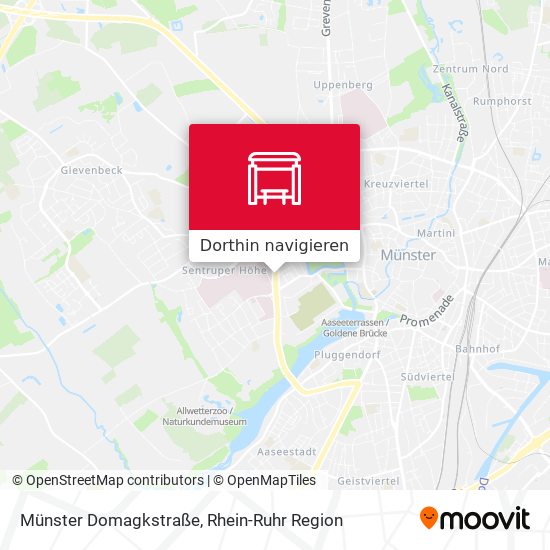 Münster Domagkstraße Karte