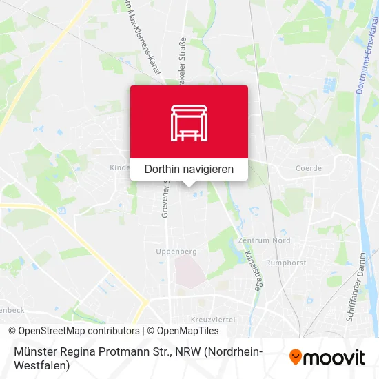 Münster Regina Protmann Str. Karte