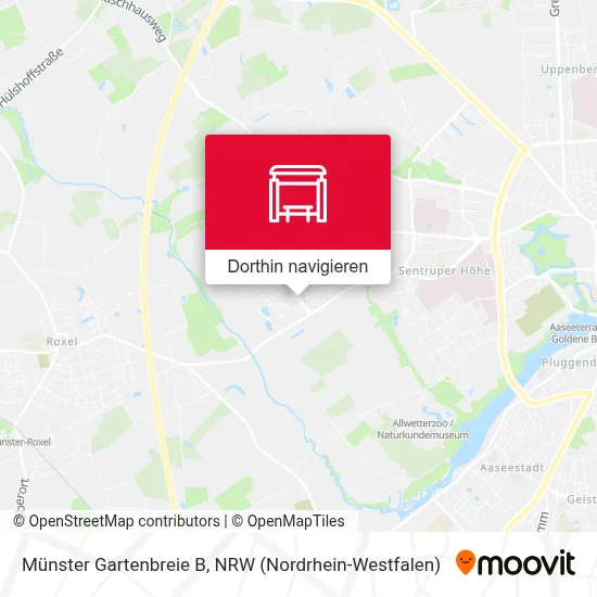 Münster Gartenbreie B Karte