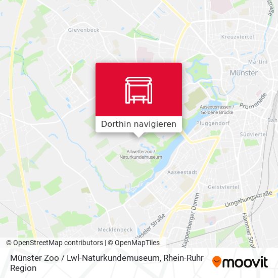 Münster Zoo / Lwl-Naturkundemuseum Karte