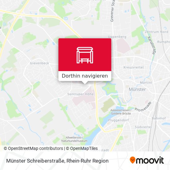 Münster Schreiberstraße Karte