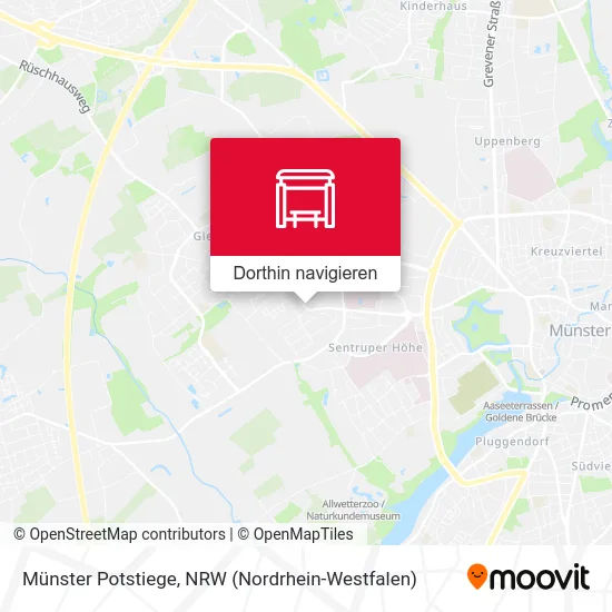 Münster Potstiege Karte