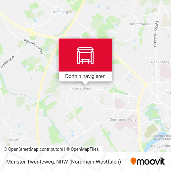 Münster Twenteweg Karte