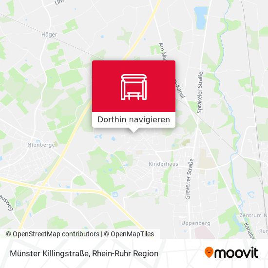 Münster Killingstraße Karte