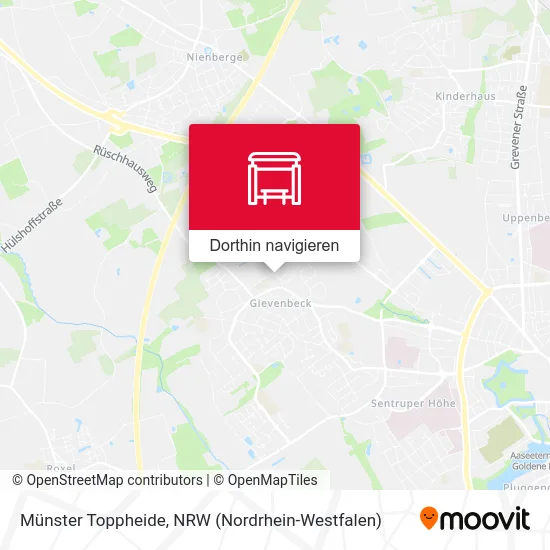 Münster Toppheide Karte