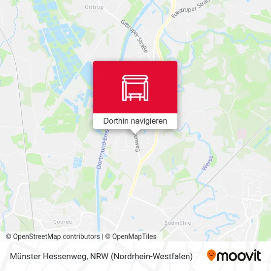 Münster Hessenweg Karte