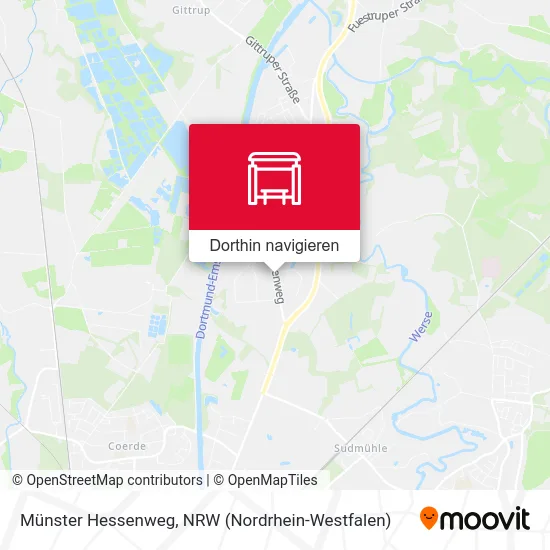 Münster Hessenweg Karte