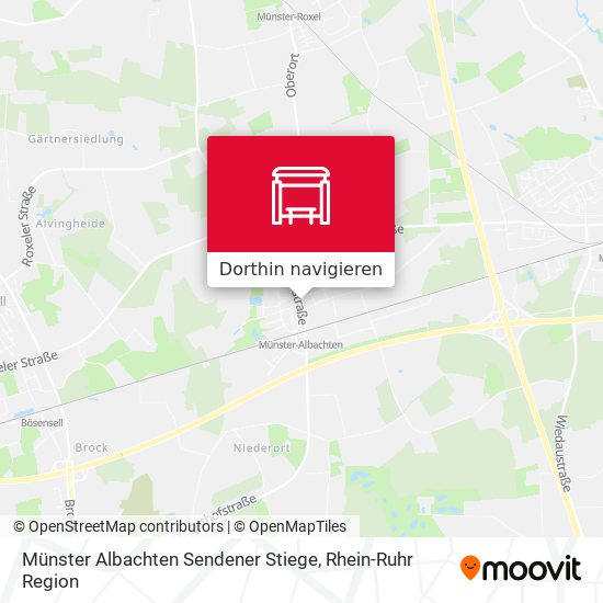 Münster Albachten Sendener Stiege Karte