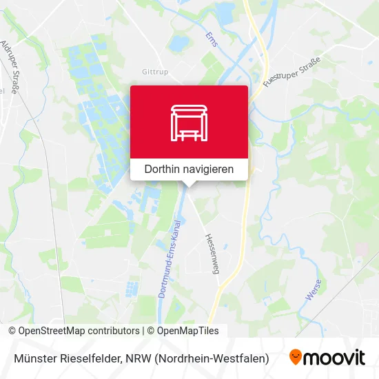 Münster Rieselfelder Karte