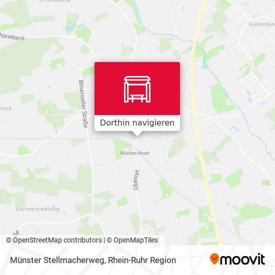 Münster Stellmacherweg Karte