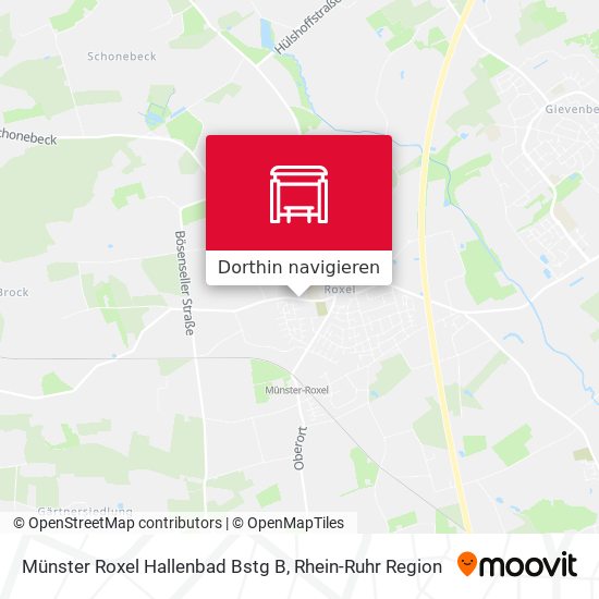Münster Roxel Hallenbad Bstg B Karte