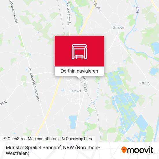 Münster Sprakel Bahnhof Karte