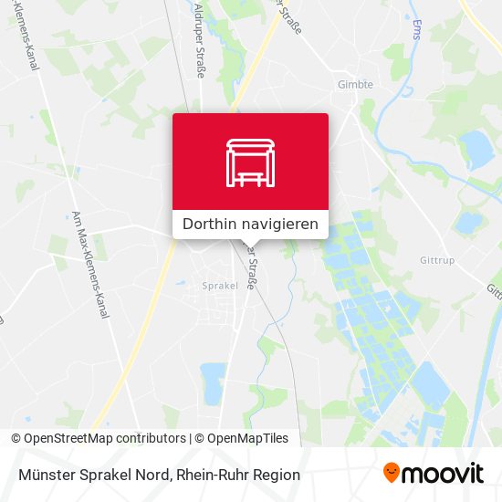 Münster Sprakel Nord Karte