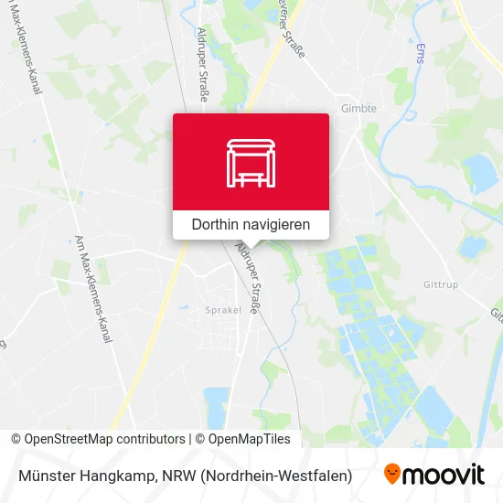 Münster Hangkamp Karte