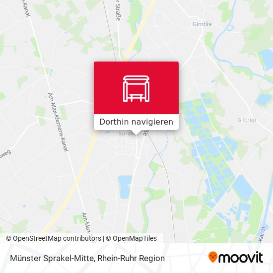 Münster Sprakel-Mitte Karte